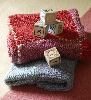 Country Cousins Blanket - Blue Mountains Colorway (Knit)