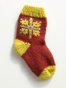 Duplicate Stitch Socks Pattern (Knit)