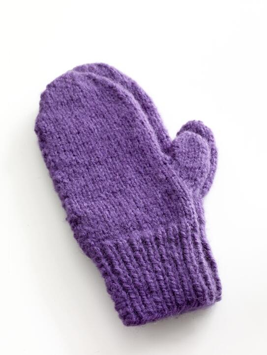 Easy Knit Mittens Pattern
