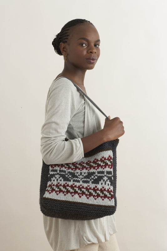 Fair Isle Tote Pattern (Knit)