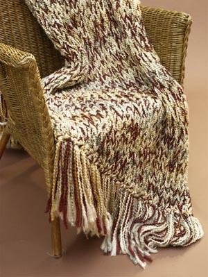 Fast Finish Throw (Knit)