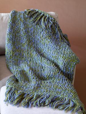 Fast Finish Throw (Knit)