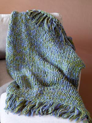 Fast Finish Throw Pattern (Knit)