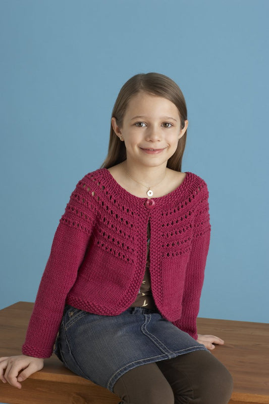 Fresh Picked Color 3 4 Sleeve Cardigan Pattern (Knit)