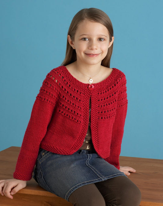 Fresh Picked Color 3 4 Sleeve Cardigan Pattern (Knit)
