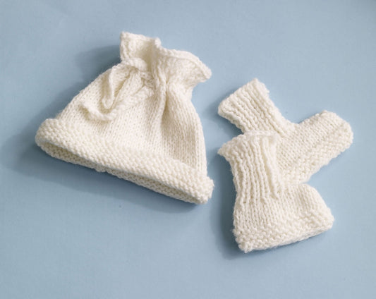 Hat and Booties Pattern (Knit)