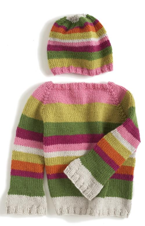 Hipster Sweater and Hat Pattern (Knit)
