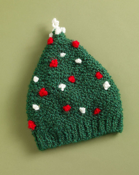 Holiday Tree Hat Pattern (Knit)