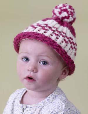 Knifty Knitter Fair Isle Cap Pattern (Knit)