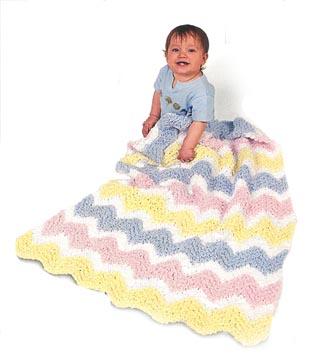 Knit Ripple Afghan Pattern