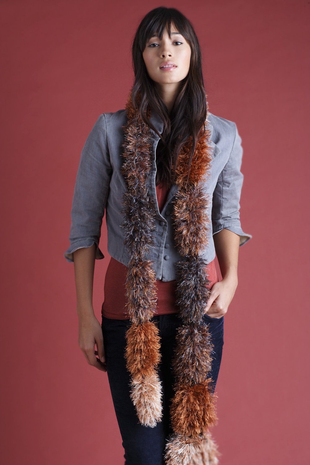 Knit Segment Scarf Pattern (Knit)