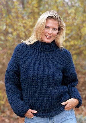 Knitted Double Strand Turtleneck Pattern (Knit)