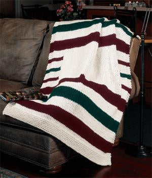 Knitted Hudson Bay Blanket Pattern (Knit)