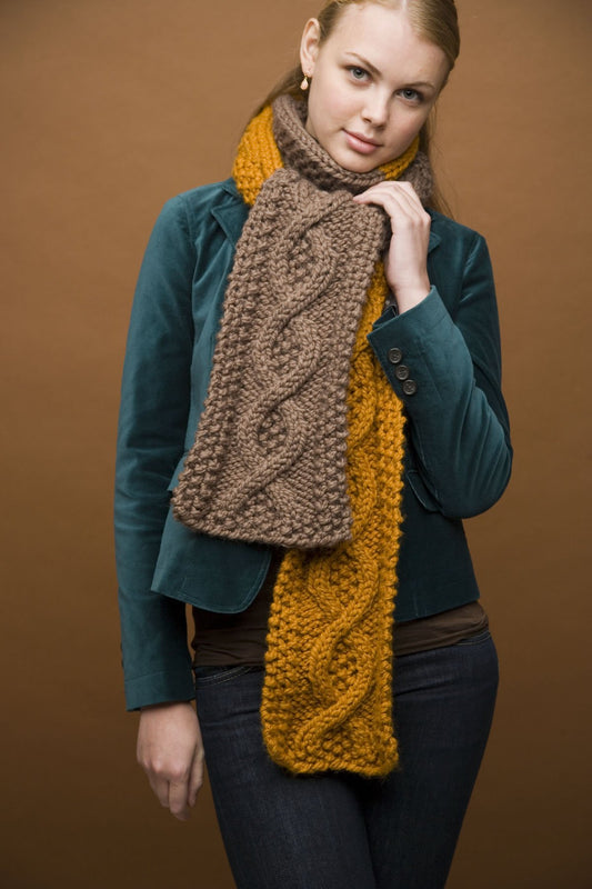 Mixed Message Scarf Pattern (Knit)
