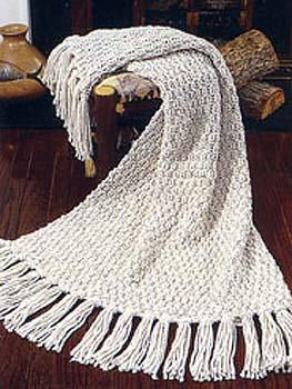 Moss Stitch Afghan Pattern (Knit)