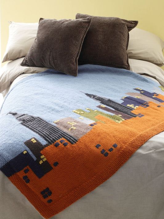 NYC Skyline Afghan (Knit)