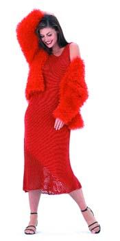 Red Fur Jacket Pattern (Knit)