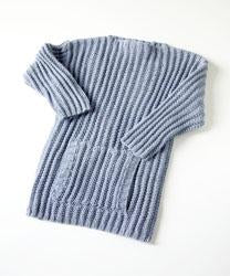 Ribbed Sweater Pattern (Knit)