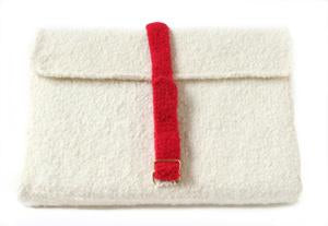 School Colors Felted Laptop Sleeve (Knit)