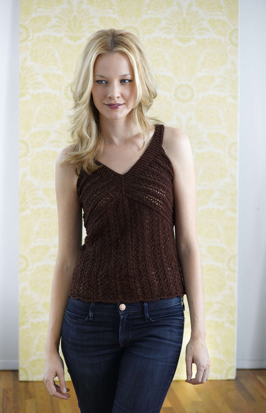 Shimmer Lace Top Pattern (Knit)