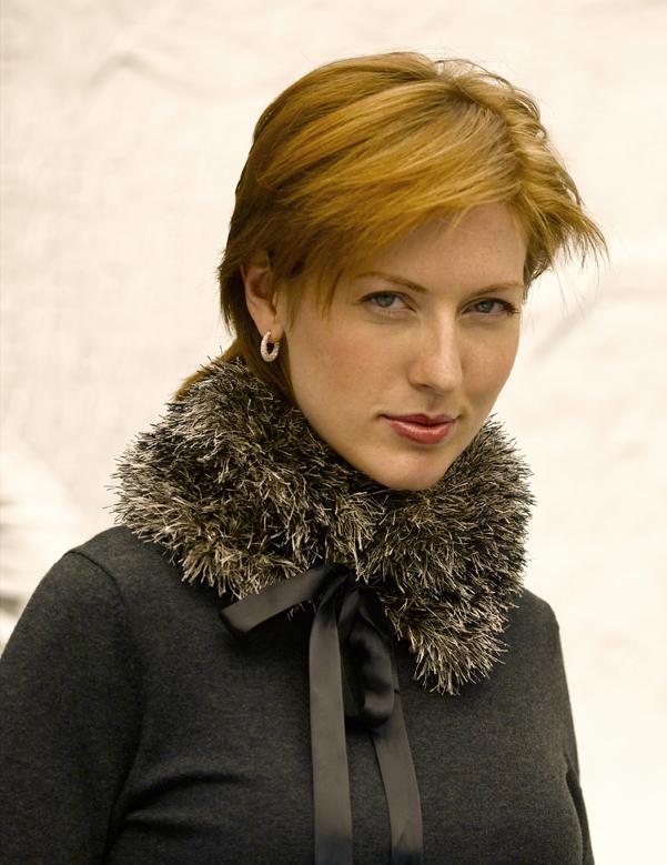 Stand up Fur Collar Pattern (Knit)