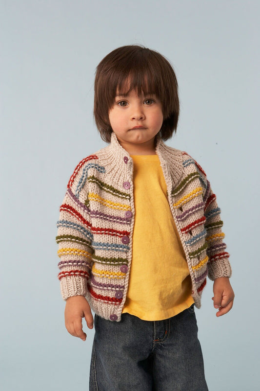 Standout Stripes Cardigan Pattern (Knit)