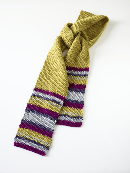 Striped Scarf Pattern (Knit)