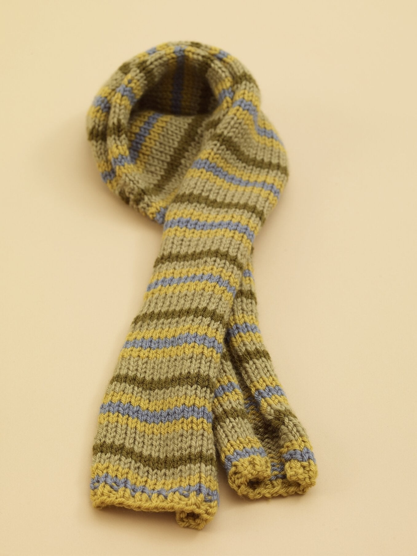 Striped Scarf Pattern (Knit)