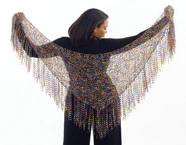 Trellis Triangle Shawl Pattern (Knit)