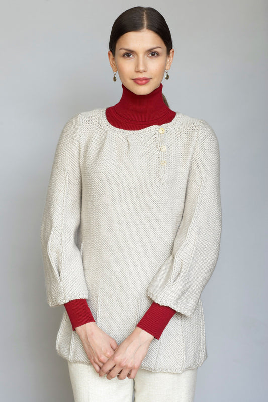 Tunica Pleated Tunic (Knit)