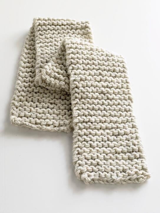 Two Hour Knit Scarf Pattern