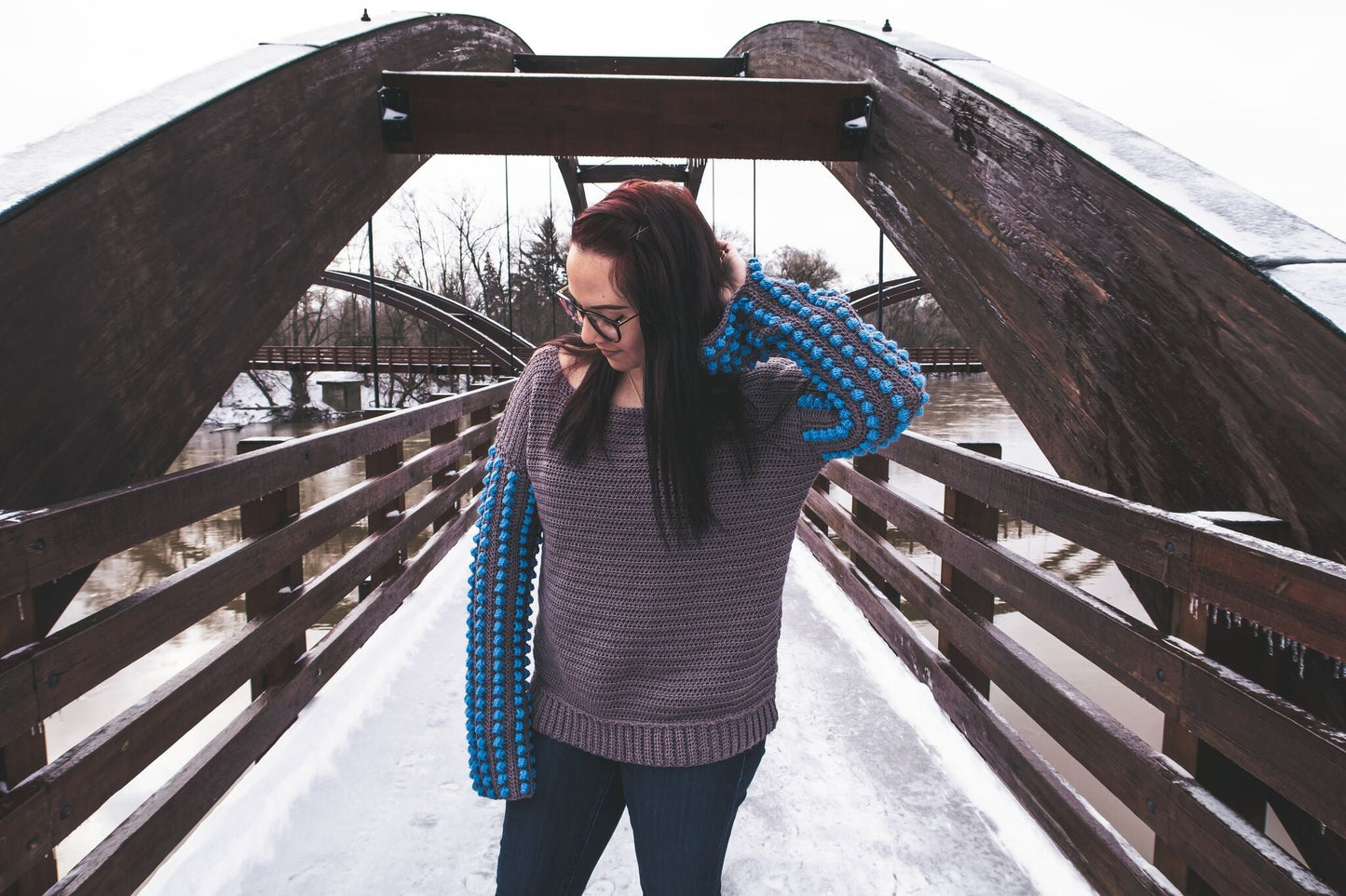 Tridge Pullover (Crochet)