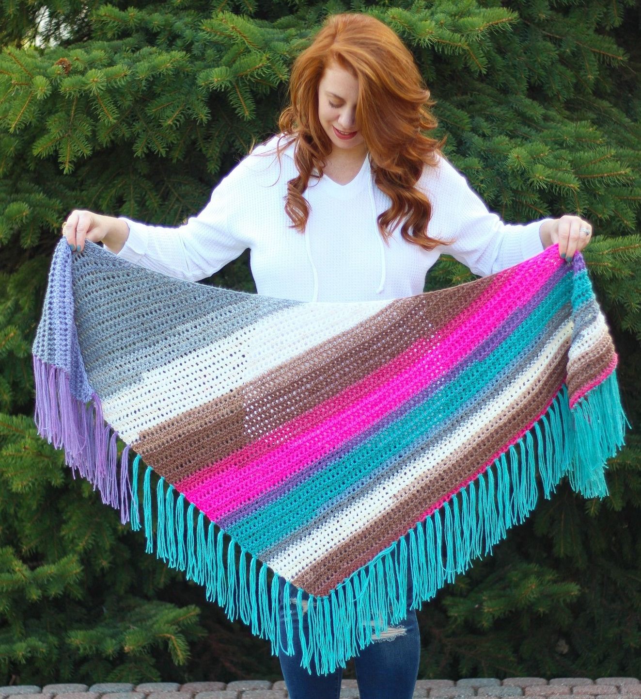 Crochet Kit - Sea Breeze Shawl