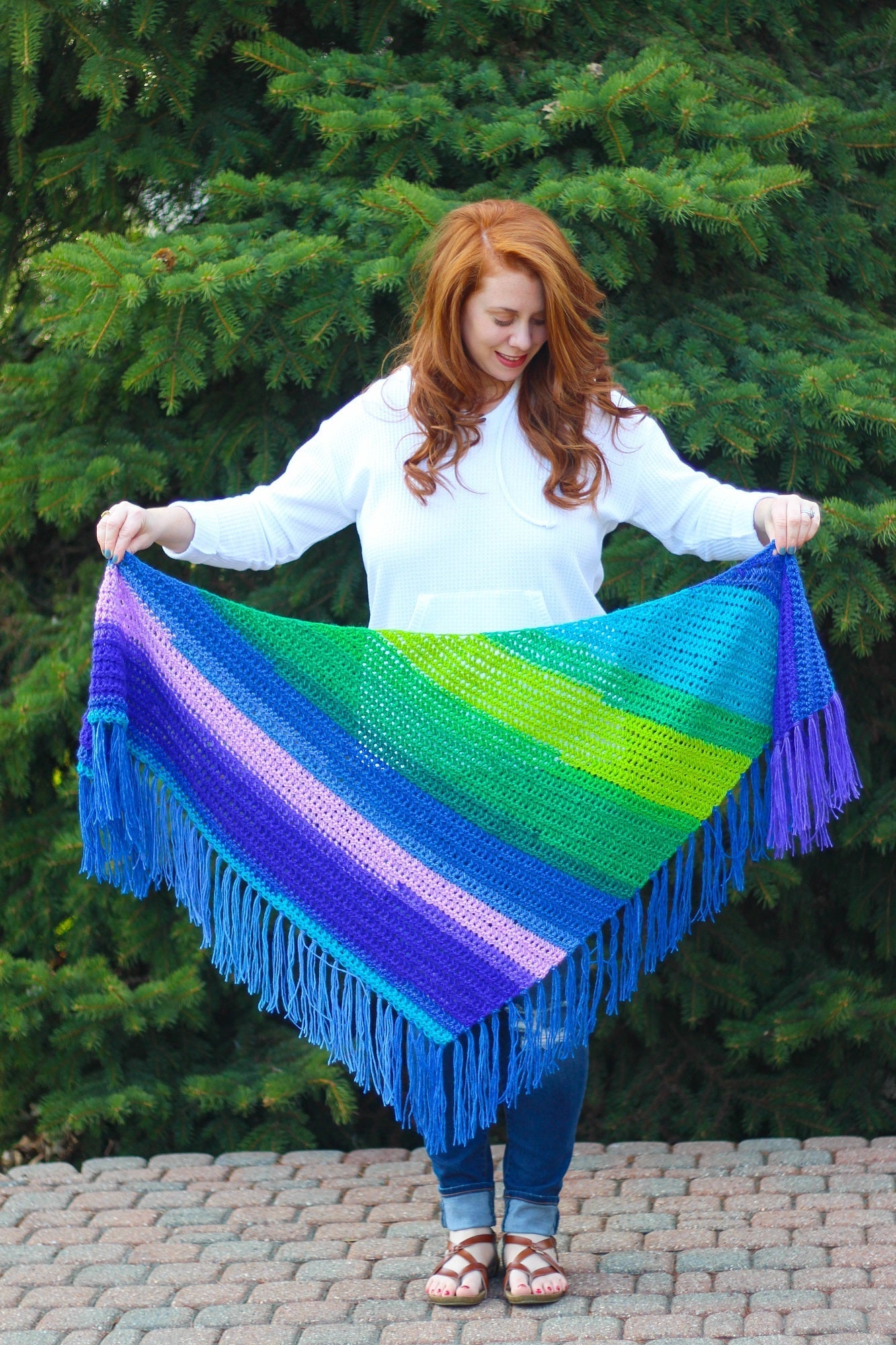 Crochet Kit - Sea Breeze Shawl