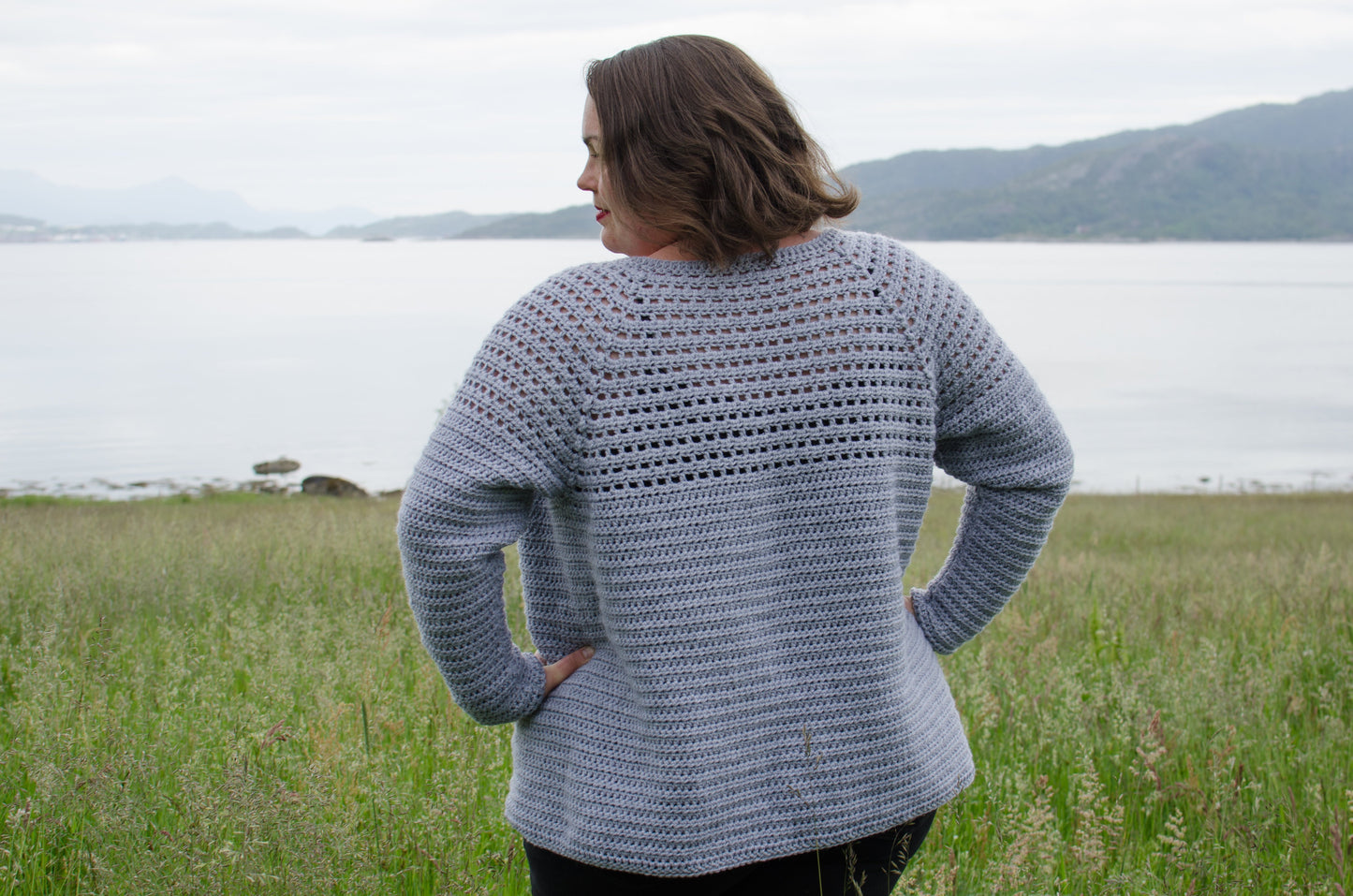 Simple Top Down Raglan Cardigan (Crochet)