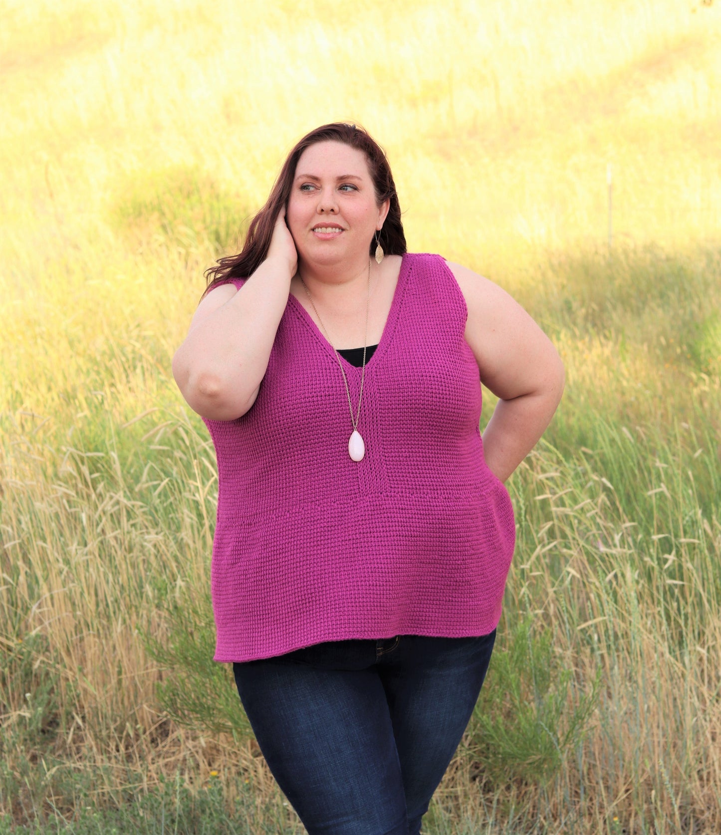 Sweet Peplum Tank Top (Crochet)