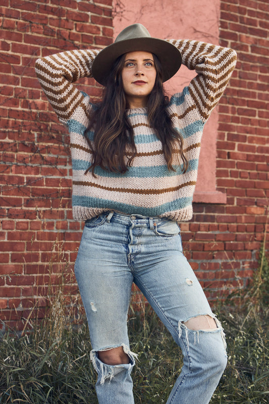 Easton Striped Pullover (Knit)
