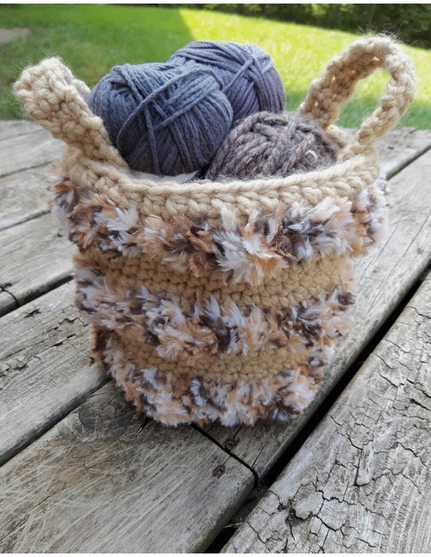 Wild Streak Basket (Crochet)