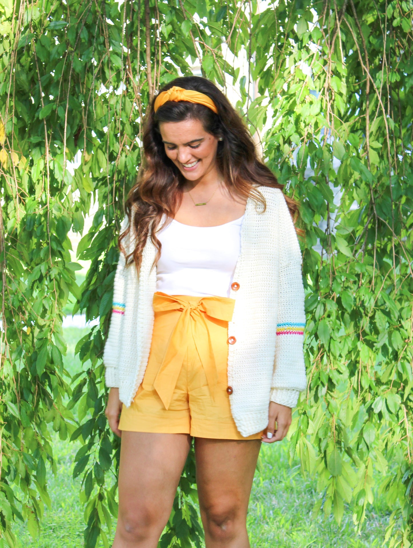 Happy Stripes Cardigan (Crochet)