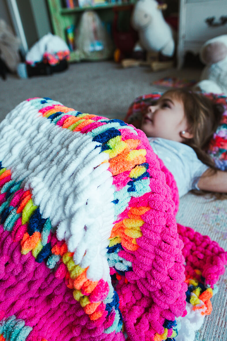 Sassy Stripes Throw (Crafts)