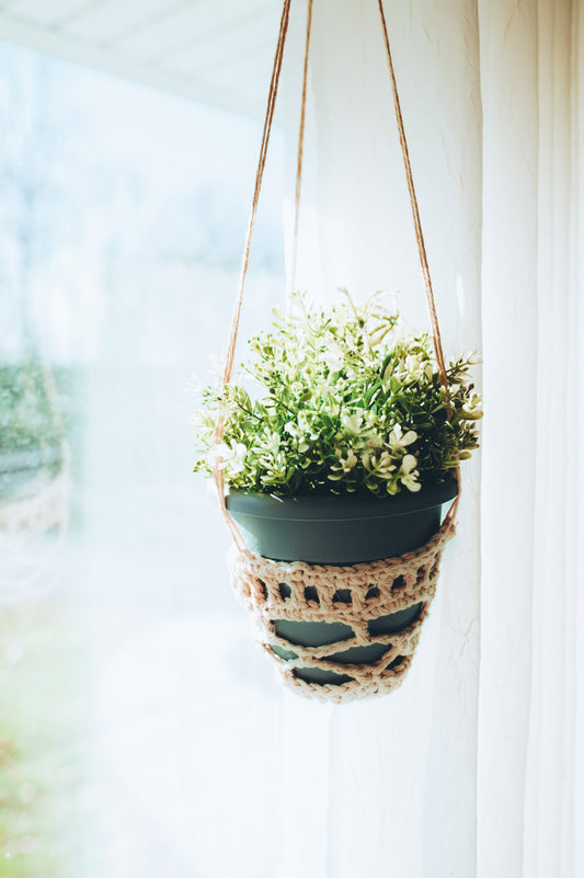 Rhea Plant Hanger (Crochet)