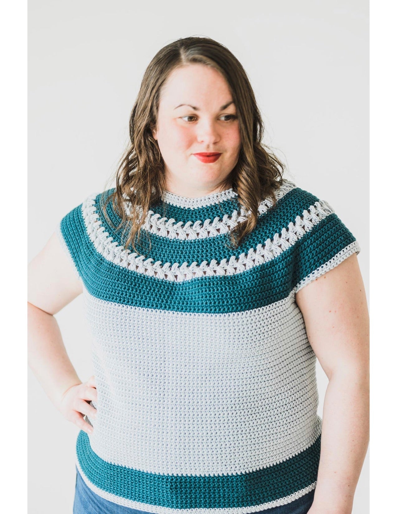 Cheryl Top Down Tee (Crochet)