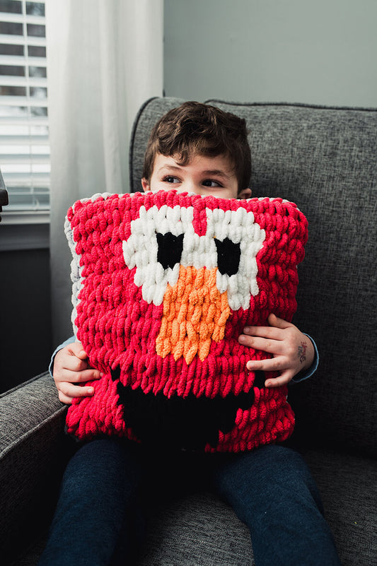 Elmo Smile Pillow (Crafts)