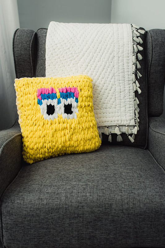 Big Bird Eyes Pillow (Crafts)