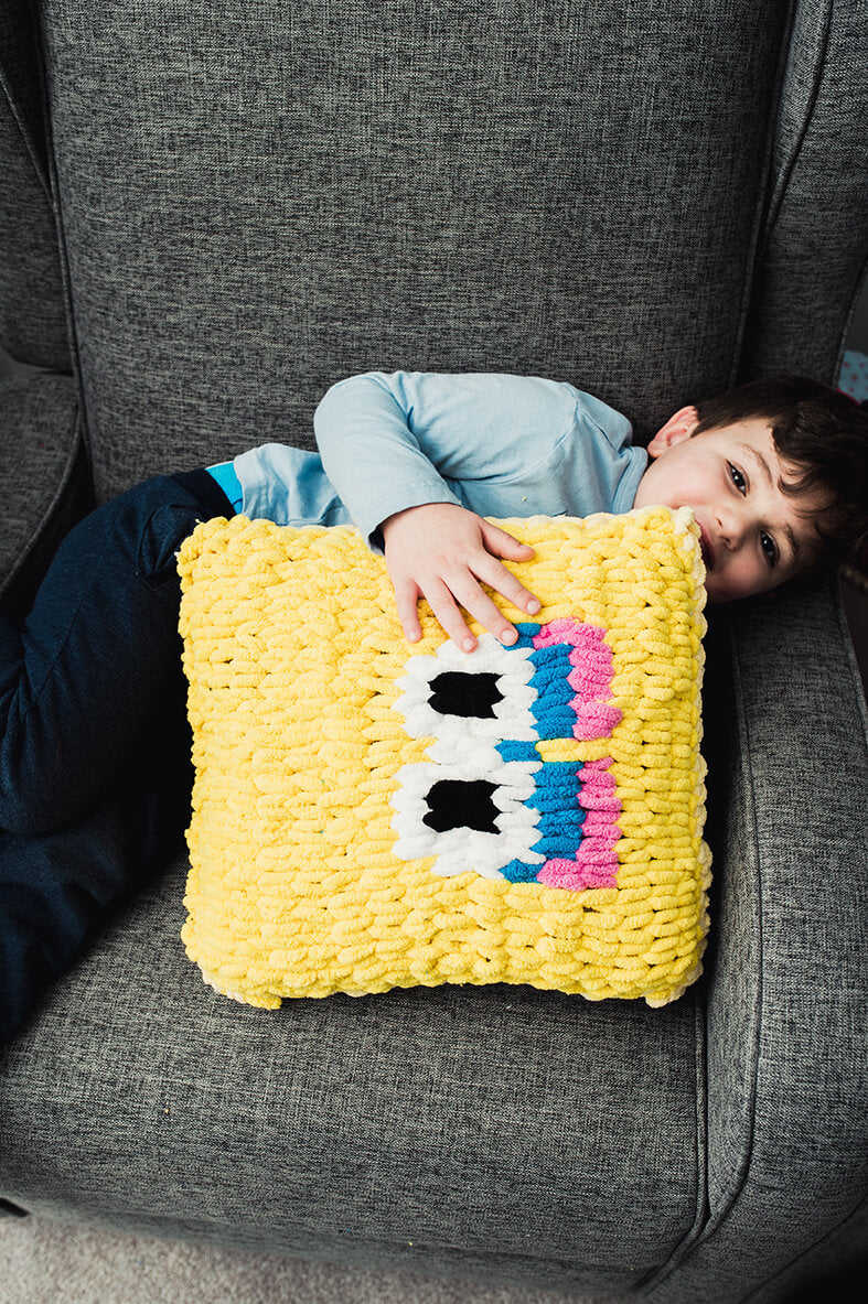 Big Bird Eyes Pillow (Crafts)