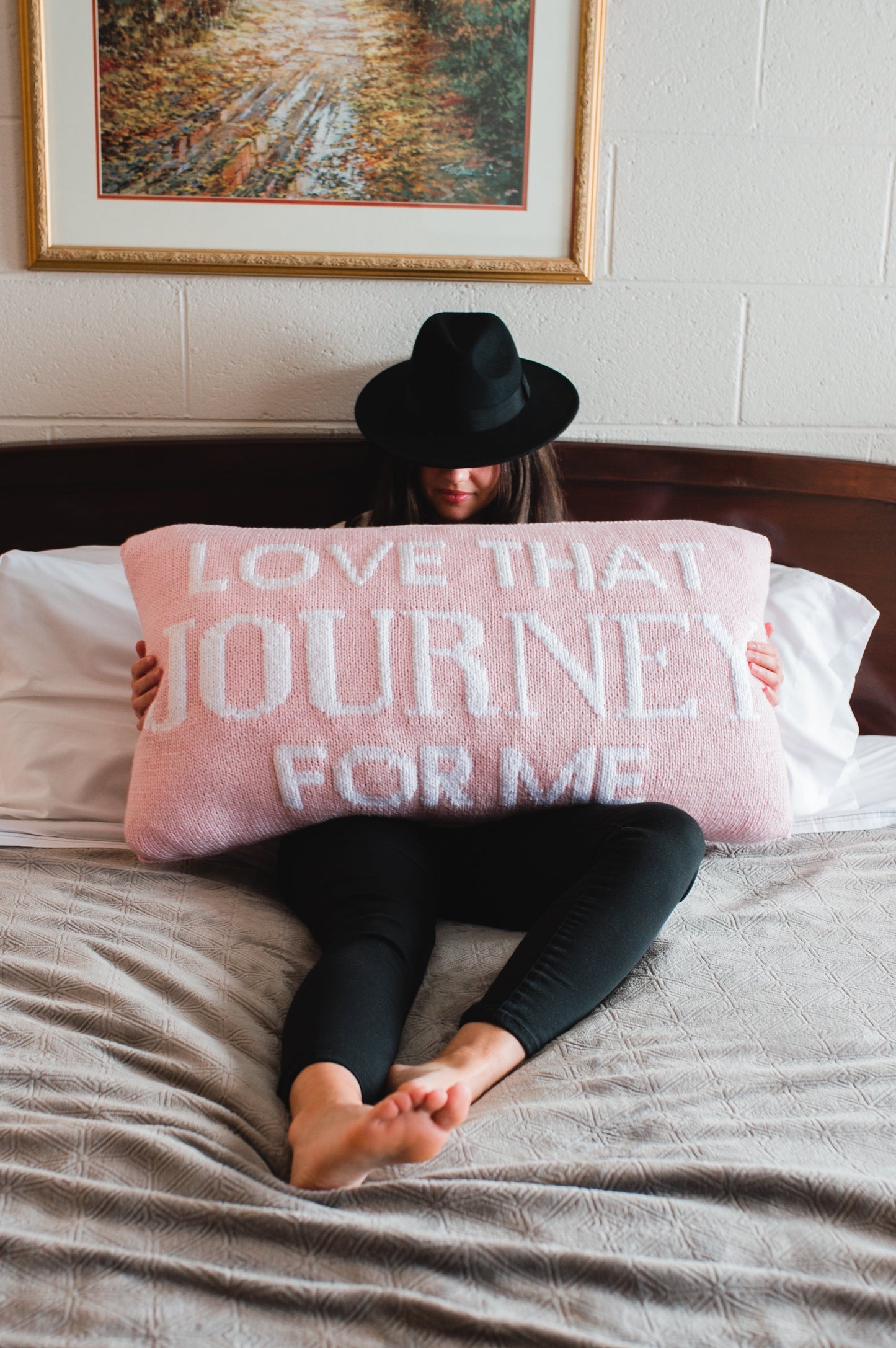 Knit Kit - Love That Journey For Me Pillow