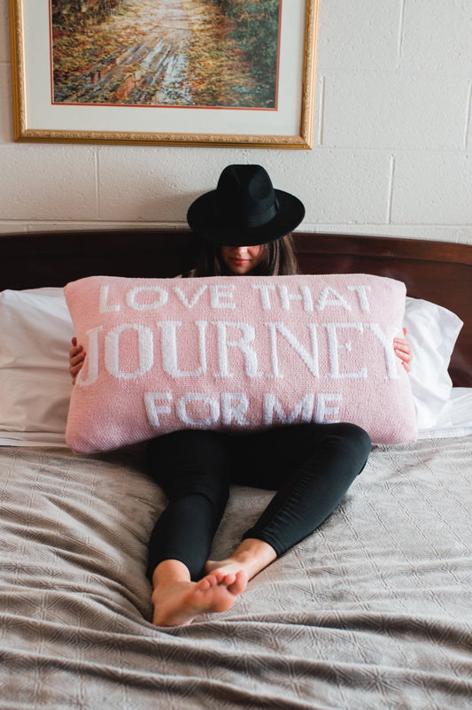 Knit Kit - Love That Journey For Me Pillow
