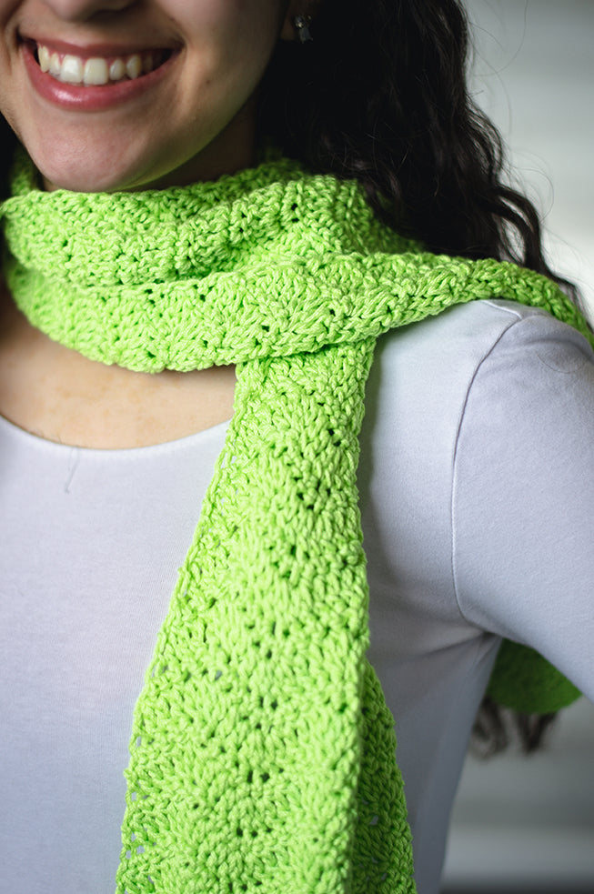 Crochet Ripple Scarf