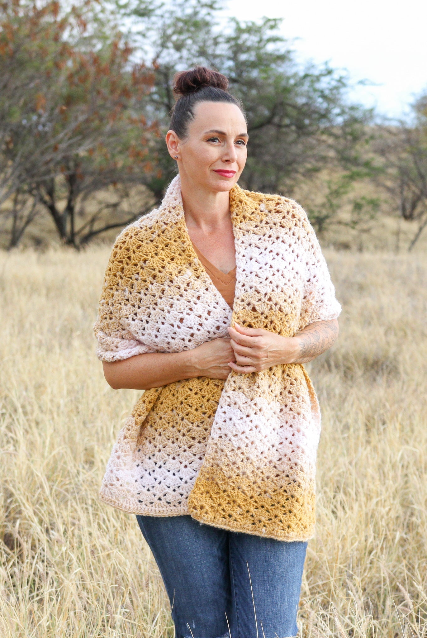 Shell Shawl (Crochet)