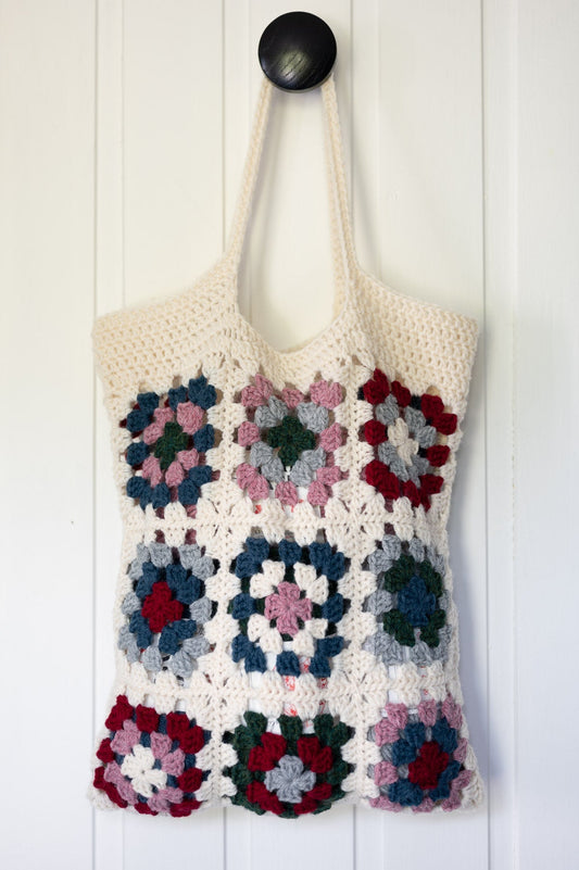 Granny Square Market Bag (Crochet)